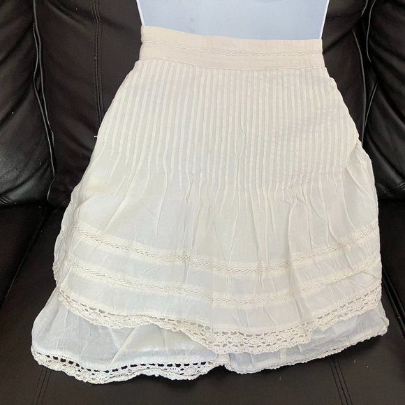 Free People Cream Mini Skirt - Picture 5 of 5